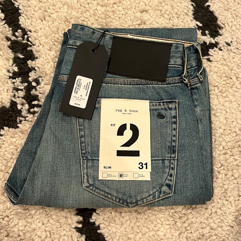NWT Rag&Bone Slim Fit SELVEDGE